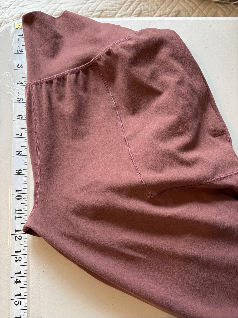 Athleta High Rise Jogger Size Small Dusty Rose Salutation PowerVita Athleisure - Picture 10 of 11